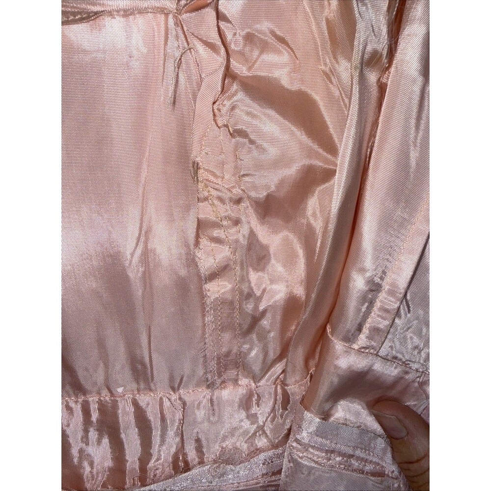 Vintage 50s Cupcake Dress Size XXS Pink Tulle Fit & Flare Prom Formal Junior 7 - Picture 11 of 16